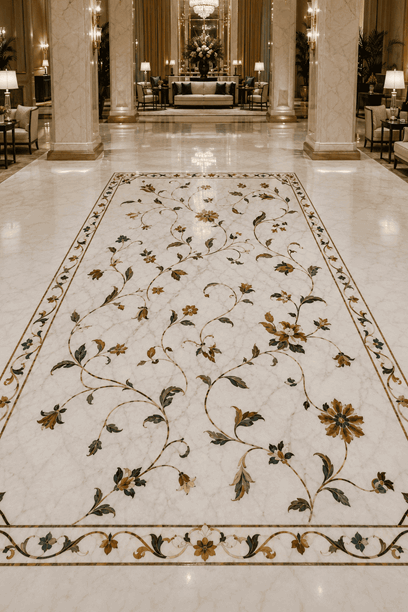 Hotel Lobby Marble FLoor