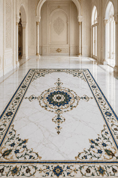 Palace Marble Inlay Floor